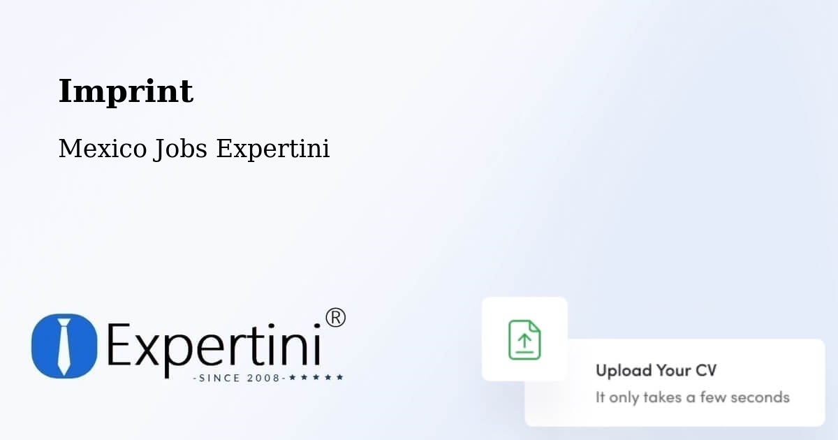 Imprint – Paso Del Correo - Mexico Jobs Expertini